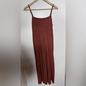 Chic Brown Sleeveless jumpsuit